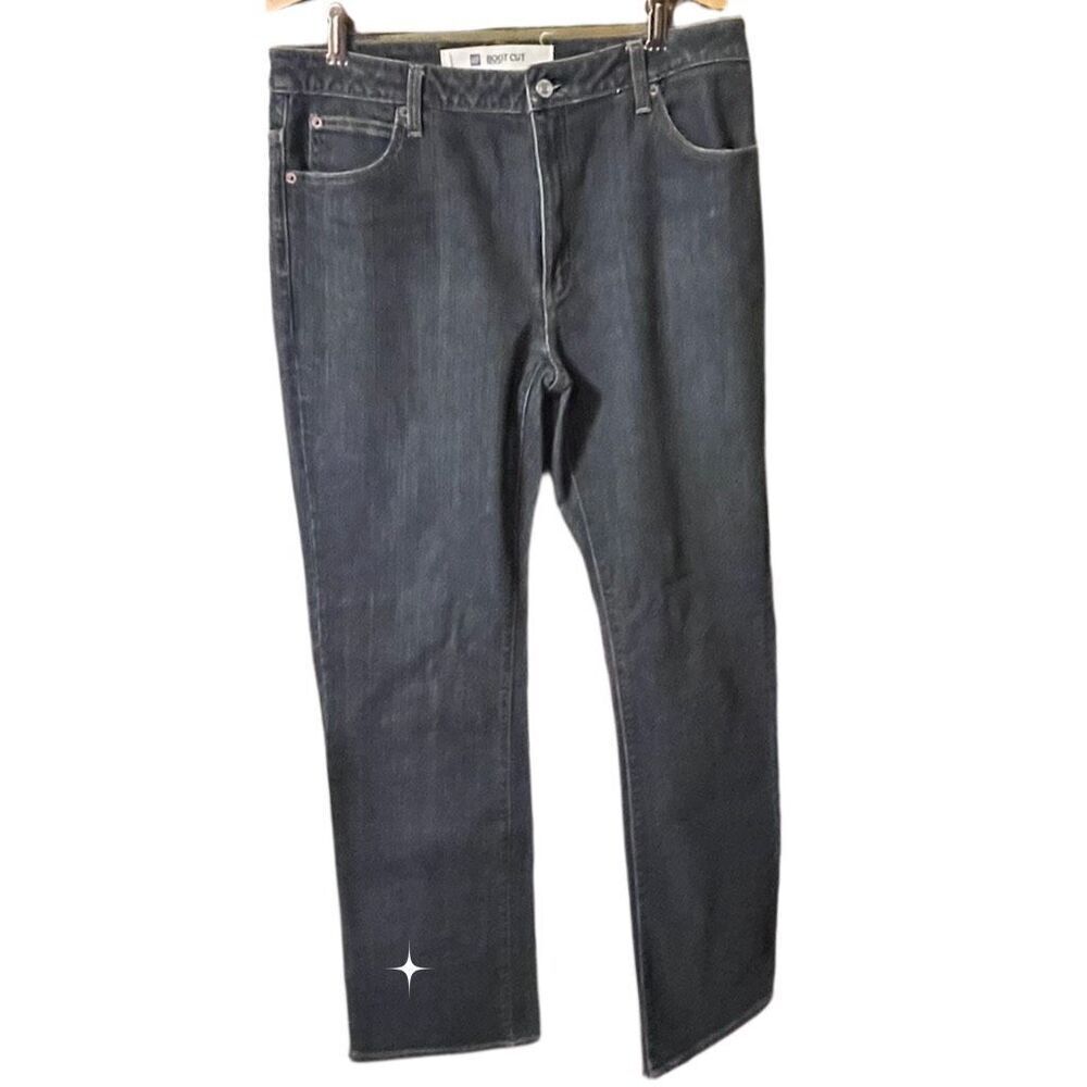 Vintage GAP size 12L Boot Cut stretch dark wash jeans
